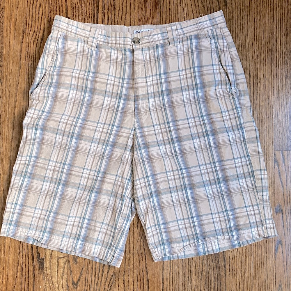 Columbia Plaid Shorts